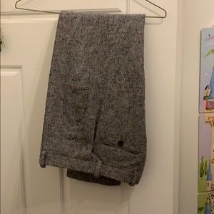 J crew cropped wool pants